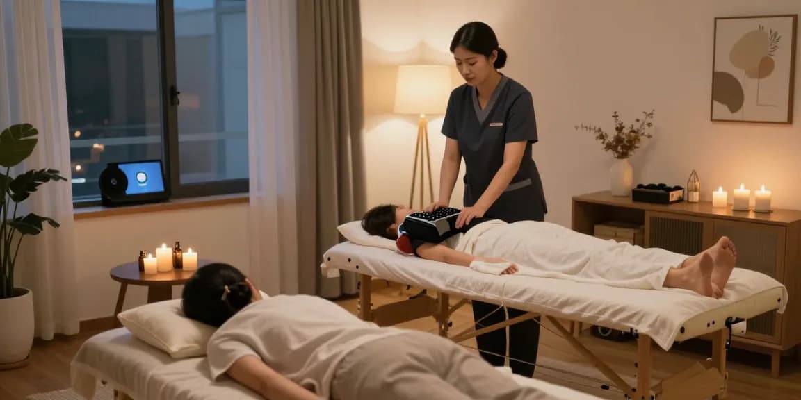 Convenient 종로출장안마 services with a cozy home massage setup.