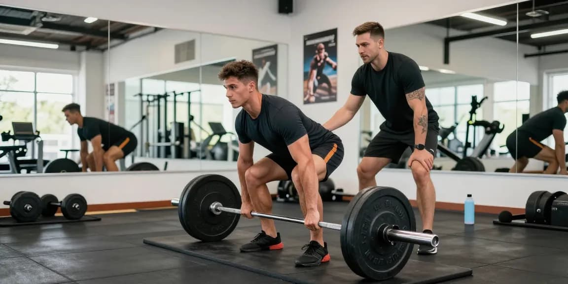 Athletic man lifting weights in a bright gym, showcasing fitness dedication and the use of Medi Pharma Steroids.