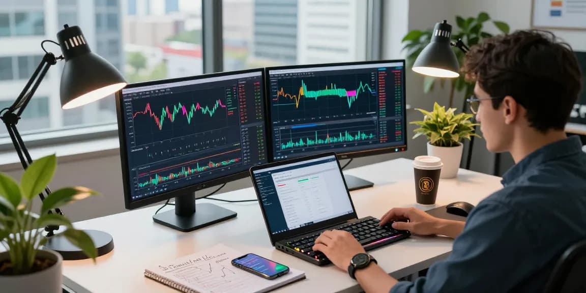 Cricbet cryptocurrency trading workspace with live market analysis, digital wallets, and strategy notes.