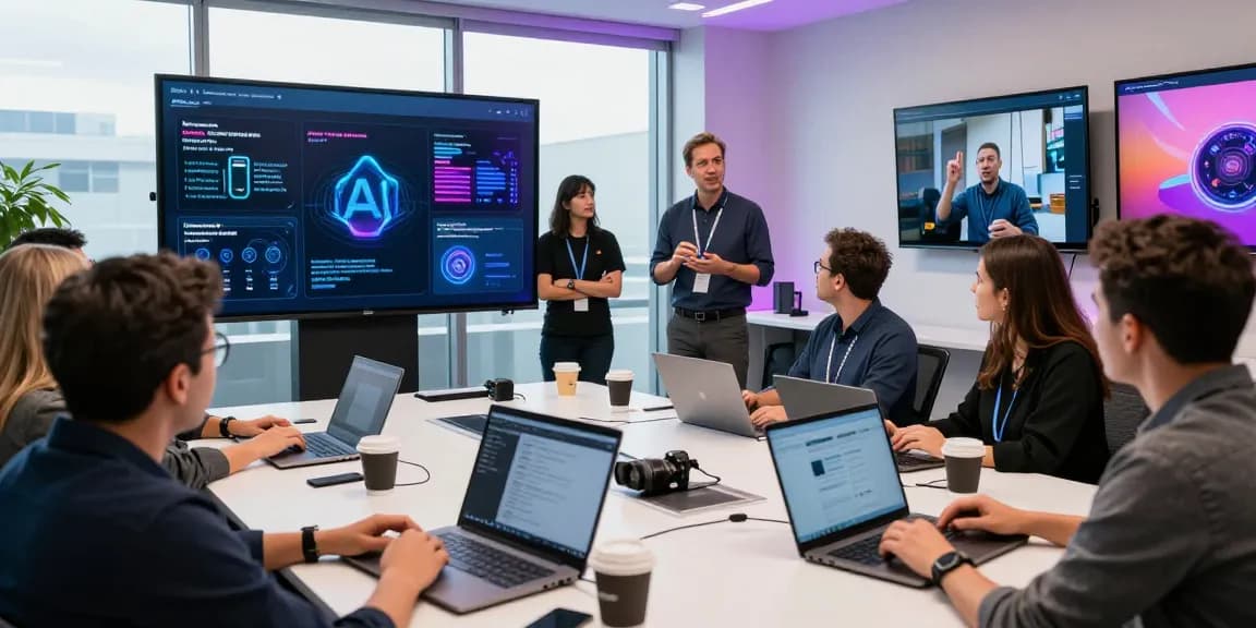 AWAM Discover showcases technology innovations at a vibrant conference scene.