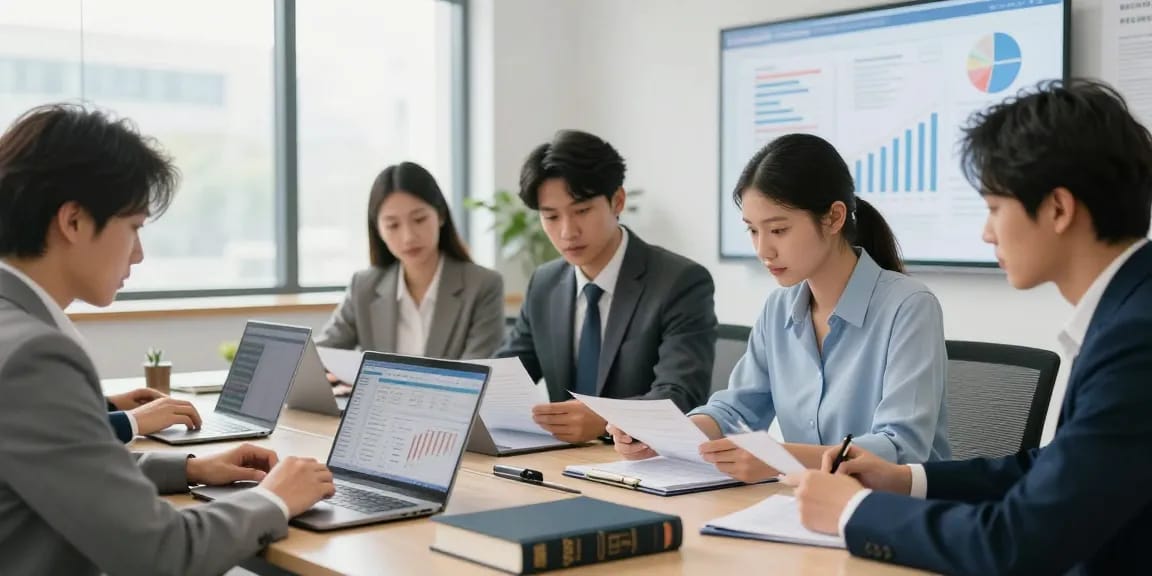 Tim audit forensik profesional di aafikotatangeran.org menganalisis dokumen keuangan untuk keadilan.
