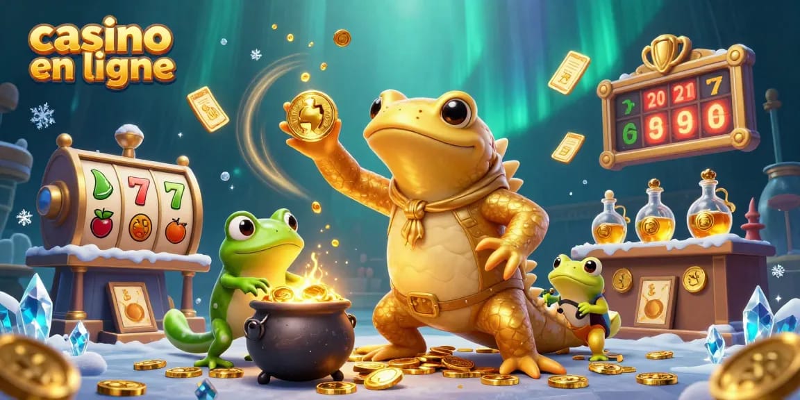 Découvrez l'expérience casino en ligne captivante avec des personnages en 3D et des éléments de loterie.