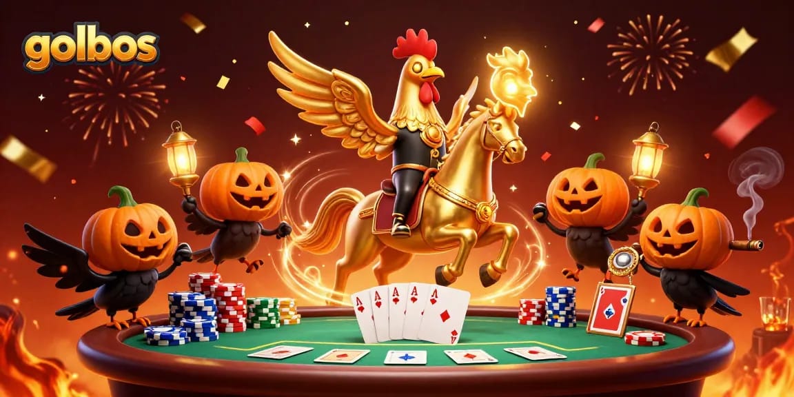 Experience the thrilling action of golbos in a vibrant midnight casino scene with energetic characters.