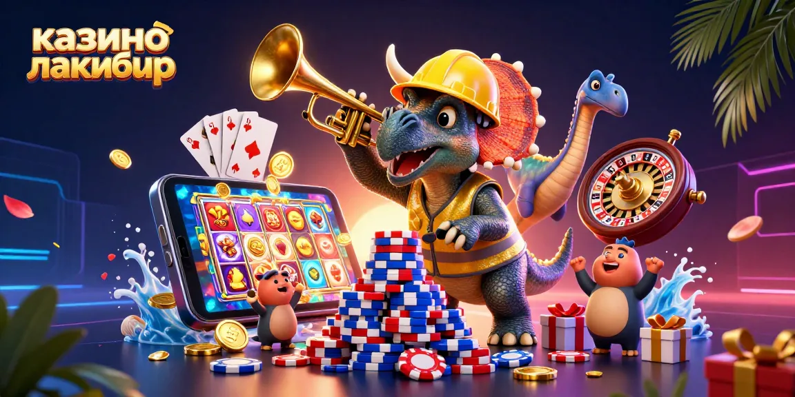 Experience the excitement of казино лакибир with dynamic characters and vibrant casino elements.