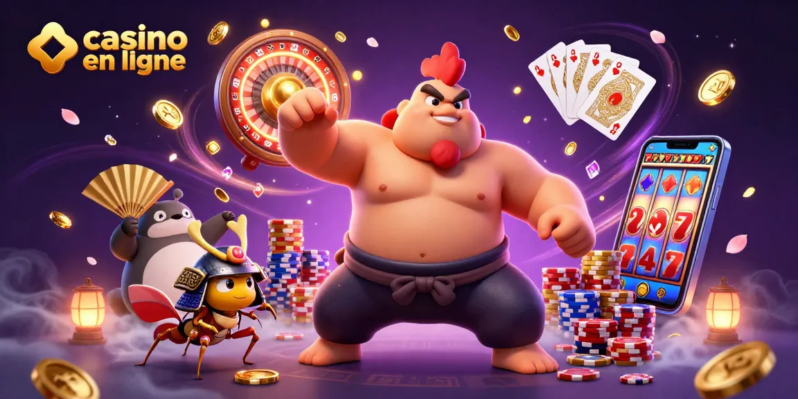Jouez à casino en ligne avec des gains éblouissants entourés de pièces d'or et de jeux captivants.