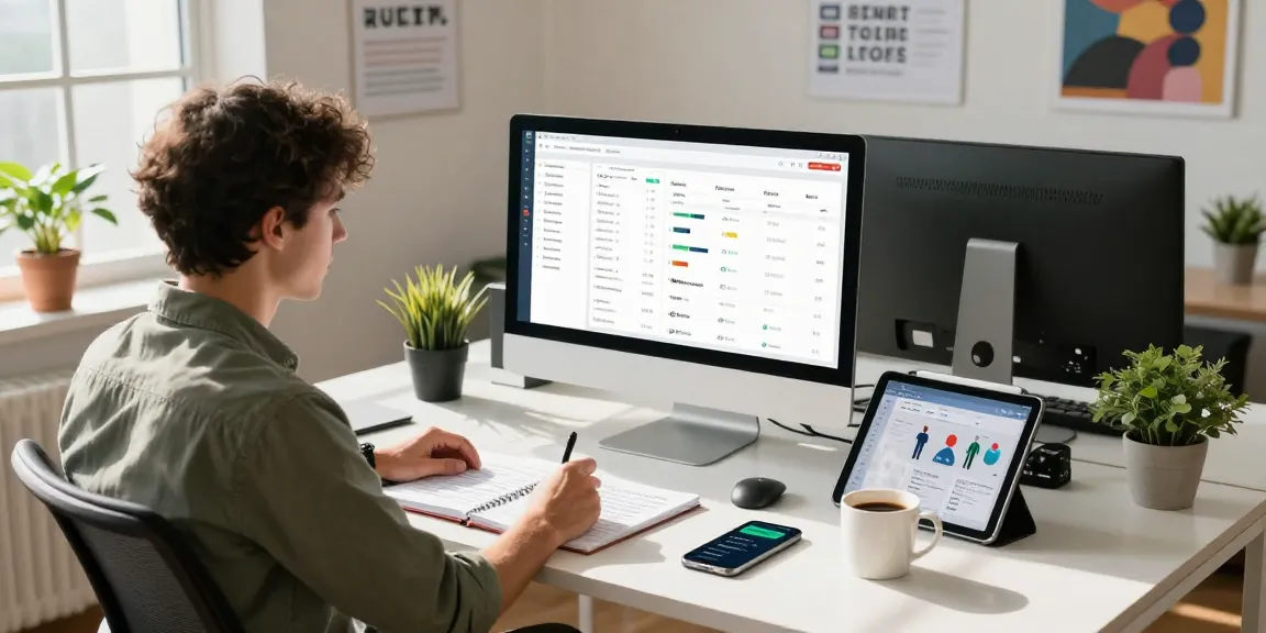 SEO expert analyzing LLG link indexing data in modern workspace