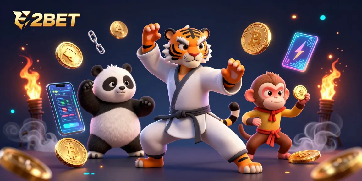 E2BET offers gamers a thrilling experience with vibrant characters and crypto coins for online betting.
