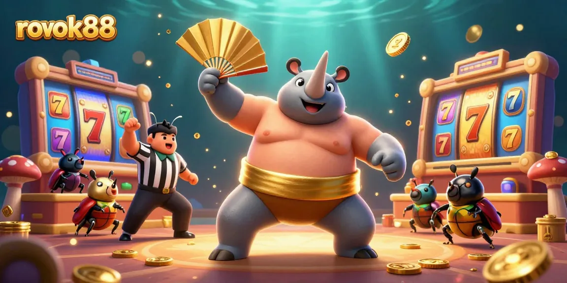 Experience the thrill of rokok88 casino with a vibrant dynamic scene showcasing an engaging game atmosphere.