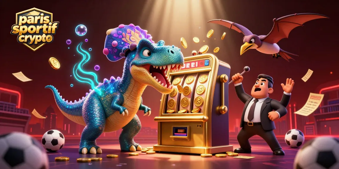 Les paris sportif crypto offrent une expérience unique avec des personnages de dinosaures et des éléments de casino.