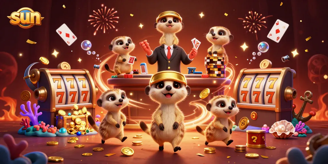 Experience the sun-like thrill of winning at the casino with meerkats running the show.