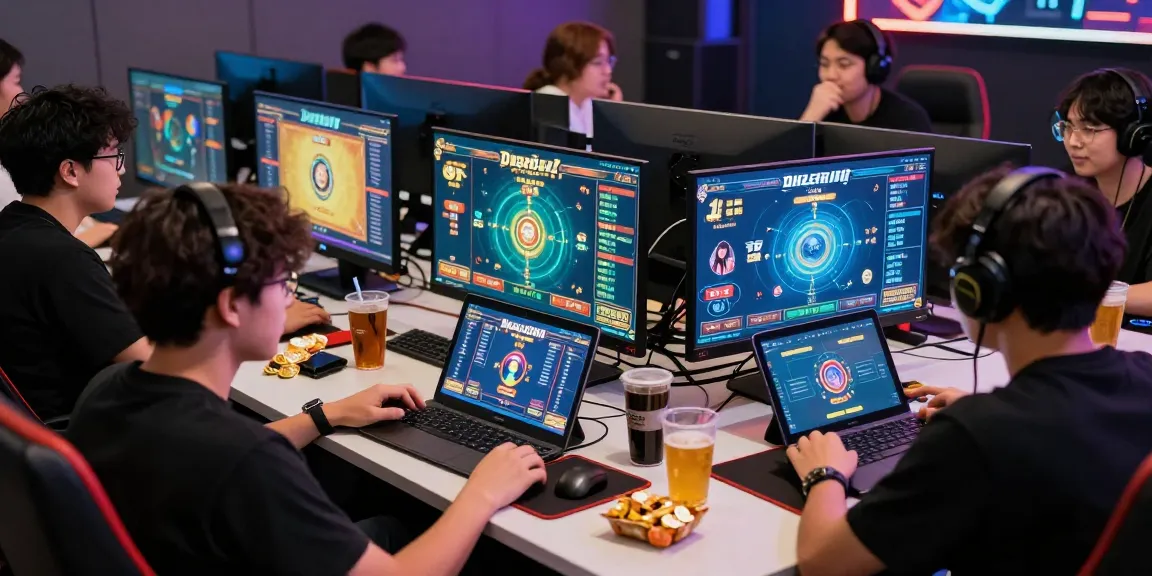 tempototo online gaming scene with players engaged in Togel excitement