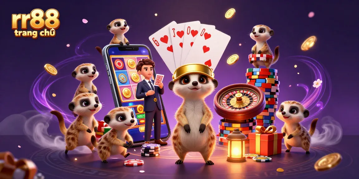 Engage with rr88 trang chủ, where cartoon meerkats bring the casino experience to life through vibrant gaming activities.
