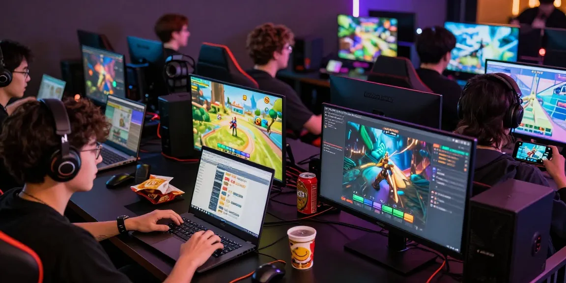 Dynamic gaming scene with users signing up on CIKA4D platform.