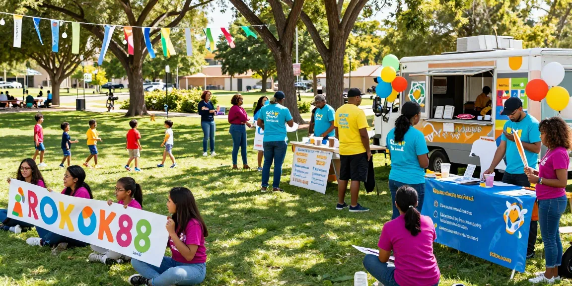 ROKOK88 community event promoting activism with diverse participants engaging in discussions.