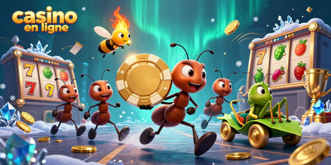 Faites un tour dans le monde des jeux de casino en ligne avec les fourmis, la luciole et le sauterelle.