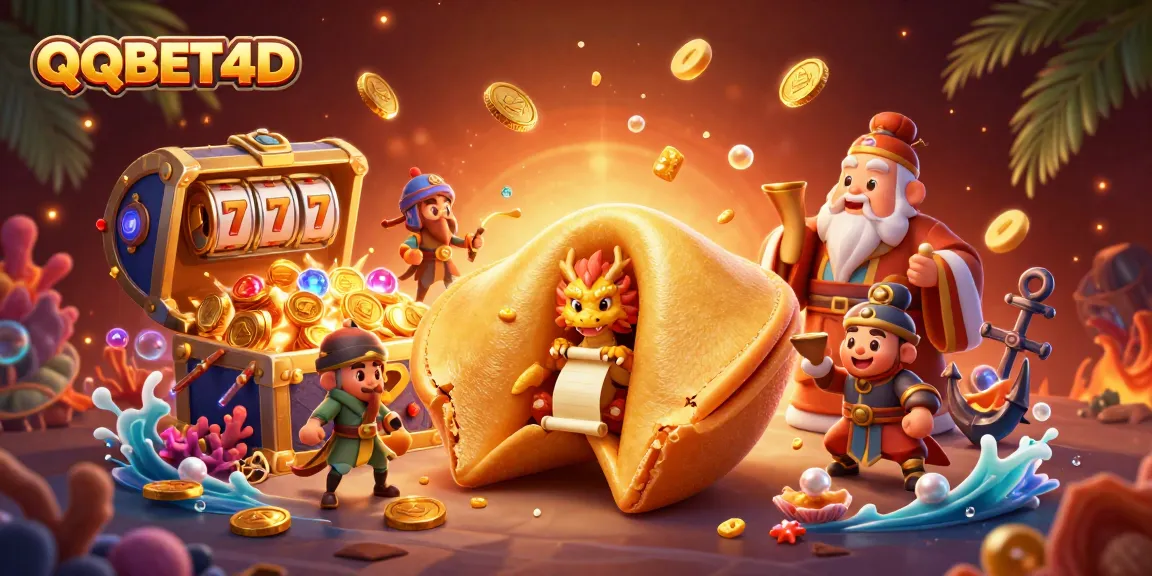 QQBET4D menghidupkan tema slot online dengan ilustrasi 3D detail, menampilkan keberuntungan dari permainan.
