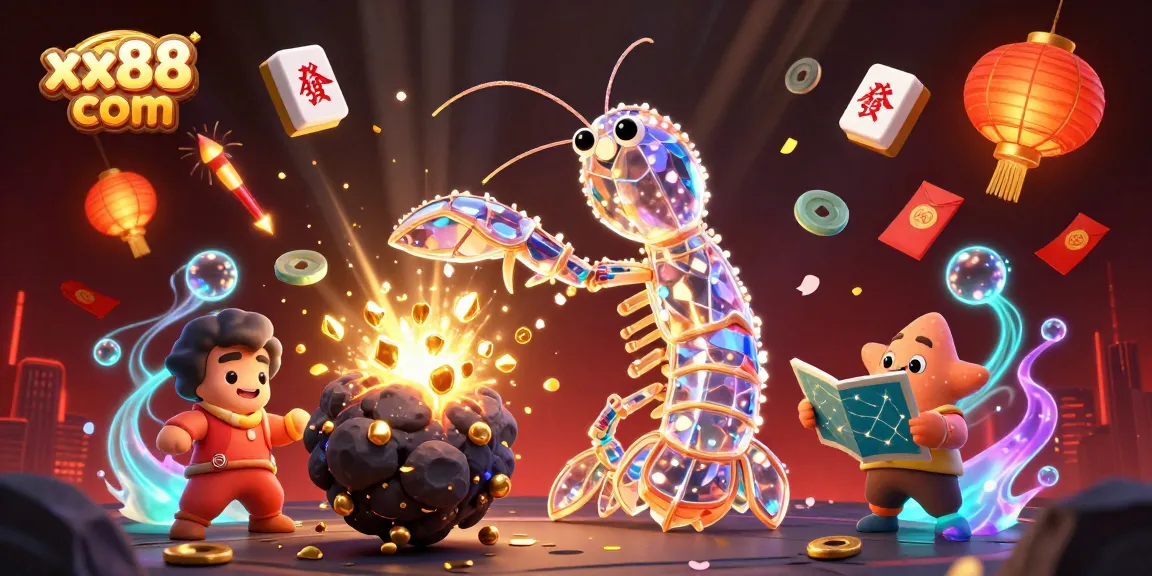 Experience excitement with xx88 com in this dynamic casino-inspired 3D illustration.