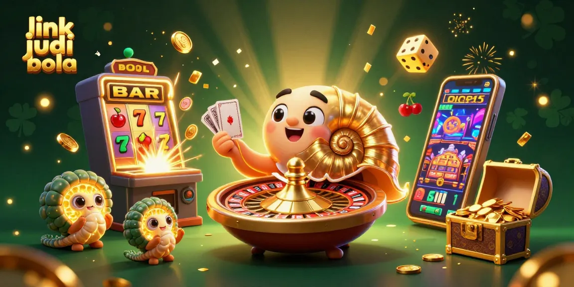 Experience link judi bola with an ancient nautilus and exciting casino elements in a vibrant scene.