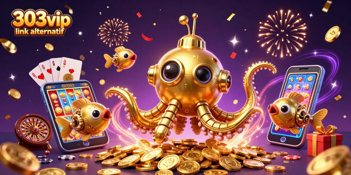 Spin winning reels at 303vip link alternatif with a dazzling 3D casino scene!