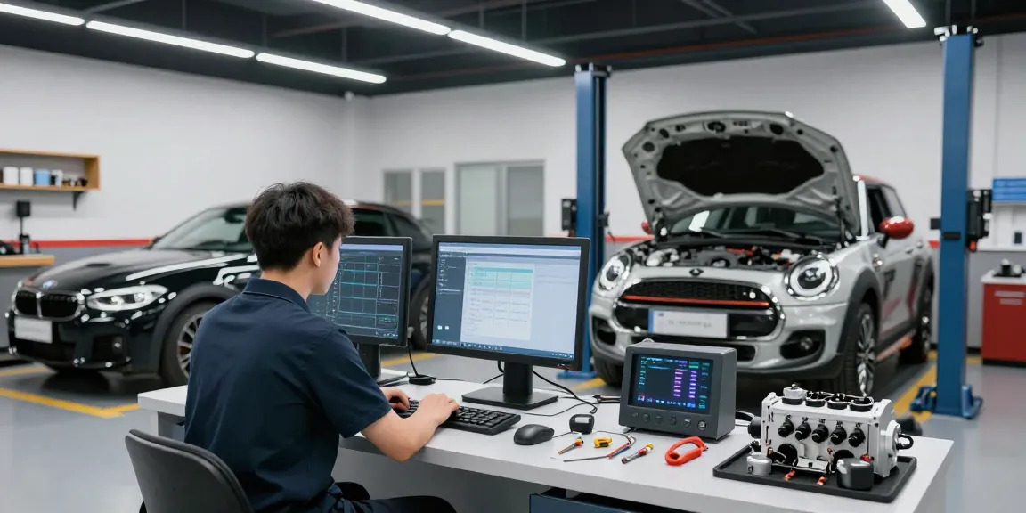 BMW Werkstatt Hannover mit fortschrittlicher Software und Diagnosetechnologie für professionelle Fahrzeugoptimierung