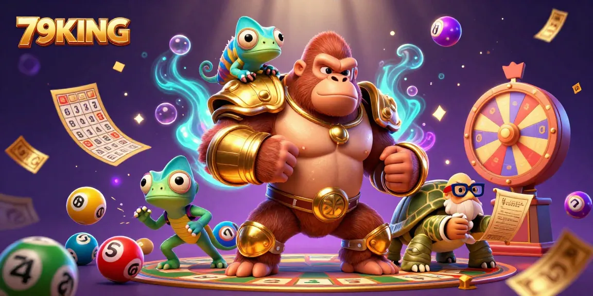 Experience thrilling gameplay at 79KING with colorful lottery elements and dynamic characters.