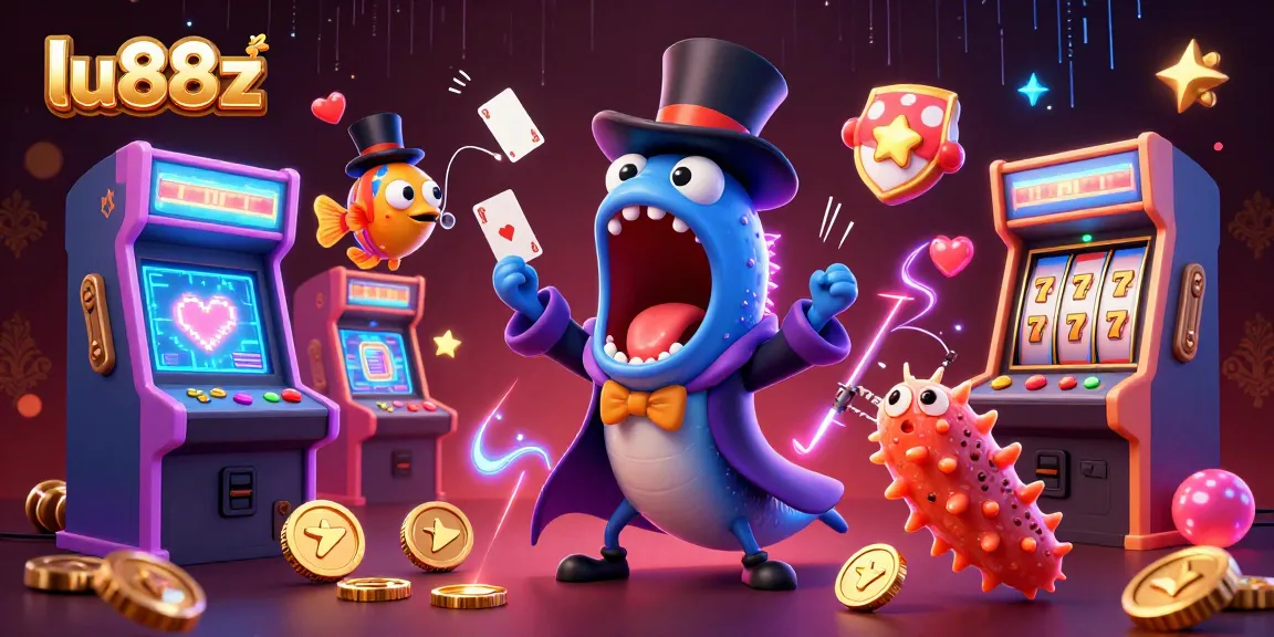 Catch winning jackpots at lu88z while enjoying fun card tricks in a vibrant casino scene.