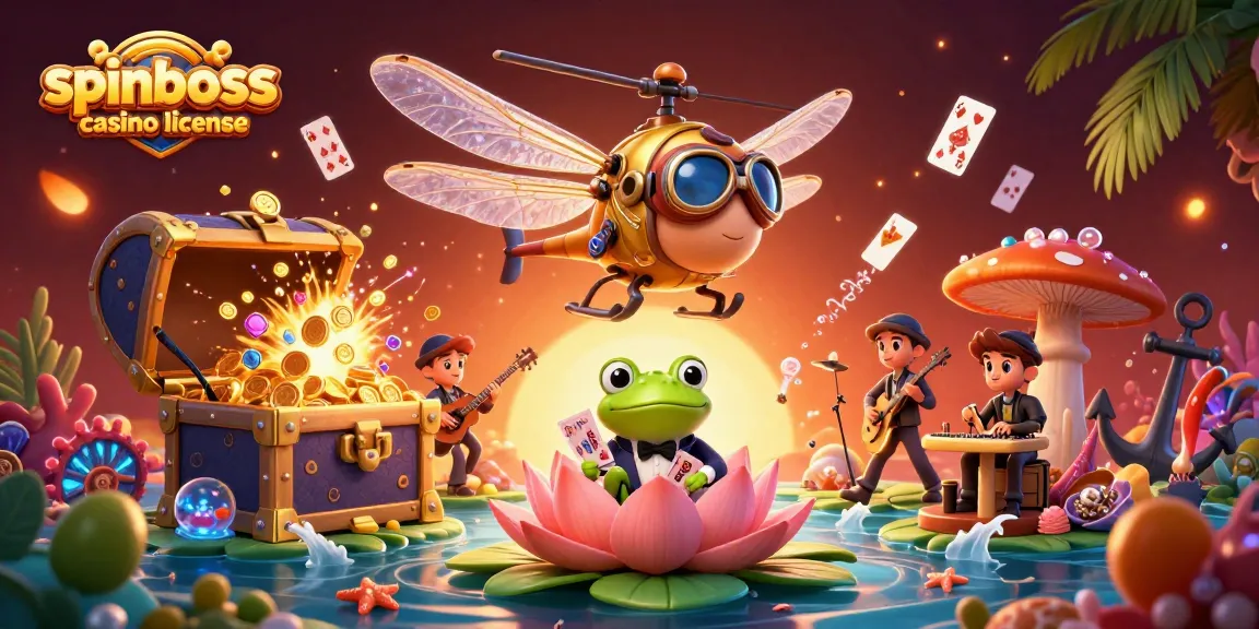 Découvrez les détails de la licence spinboss casino à travers une illustration captivante.