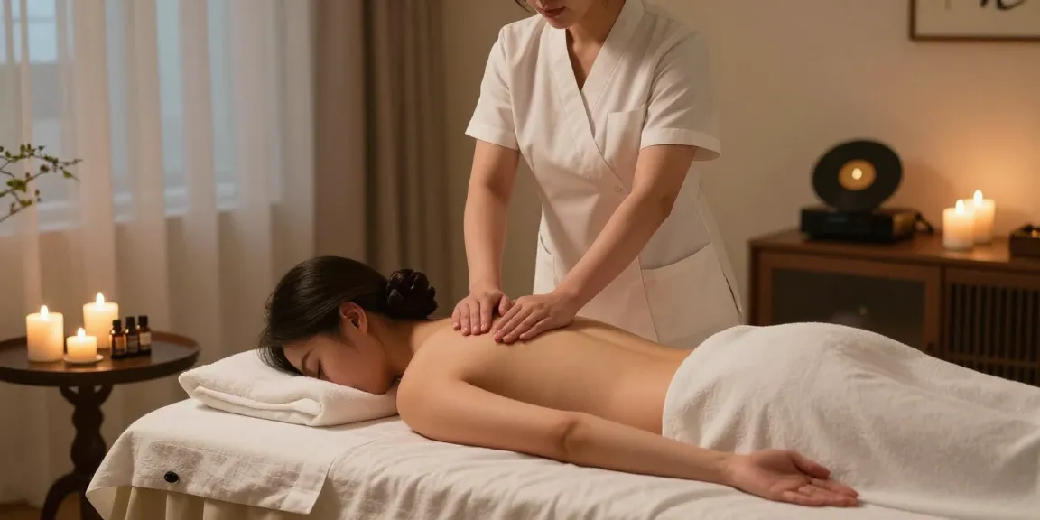 일산출장마사지 서비스 중 한국인 관리사가 고객에게 마사지를 제공하는 편안한 환경