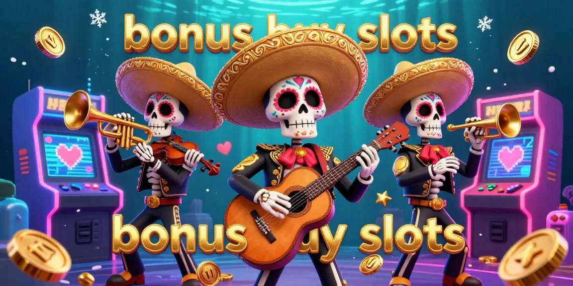 Engage with bonus buy slots through vibrant 3D mariachi musicians and dynamic casino elements.