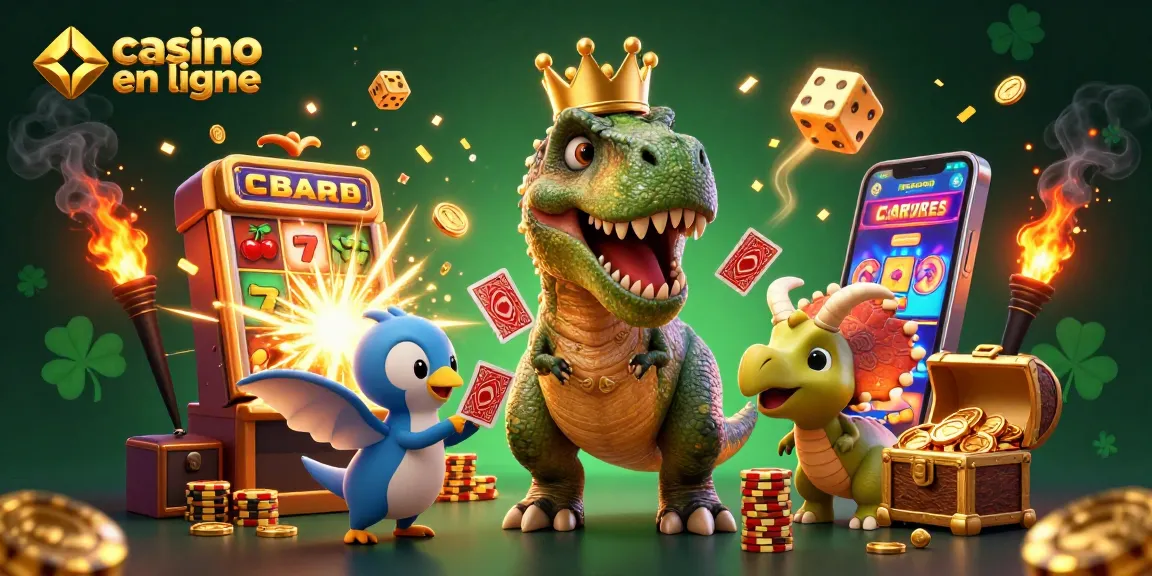 Jouer aux jeux de casino en ligne et gagner de l'or dans un univers fantastique