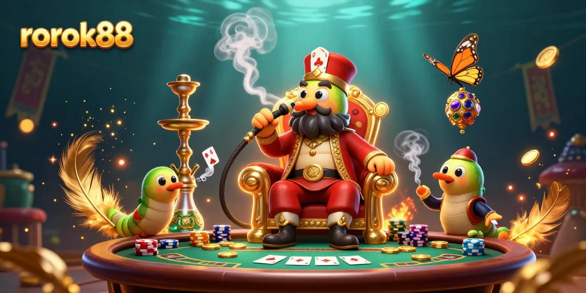 Play poker effectively at rokok88 with an engaging 3D scene, featuring rich casino elements and captivating characters.