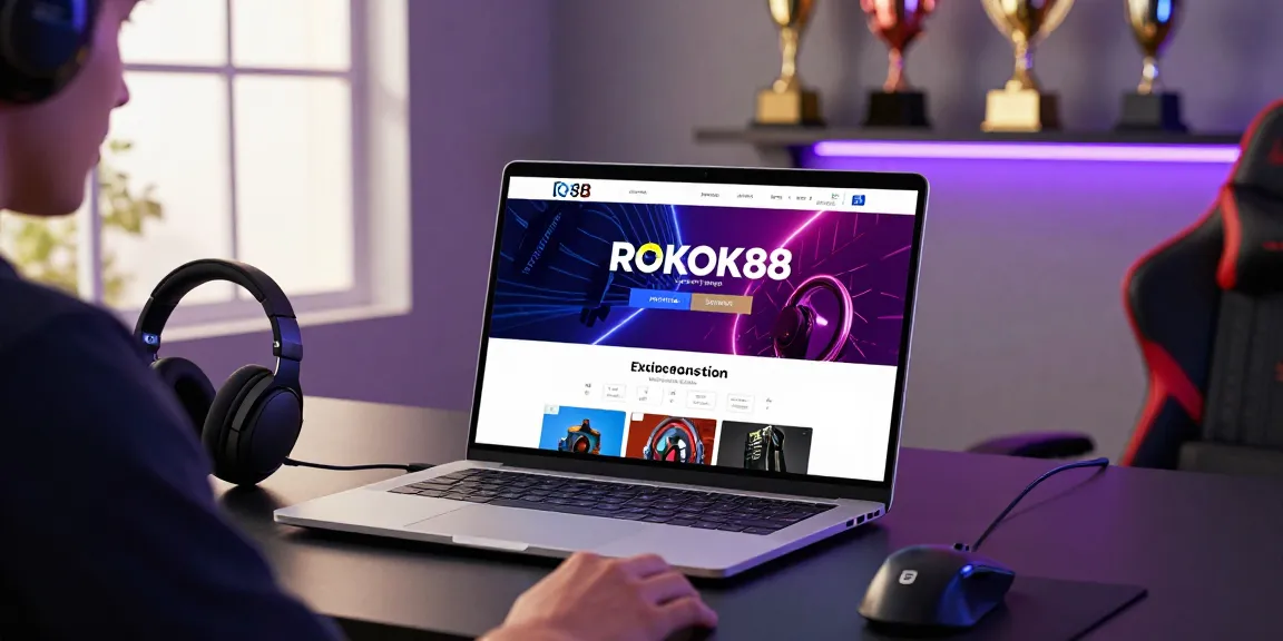 rokok88 member login experience with modern design and gaming accessories