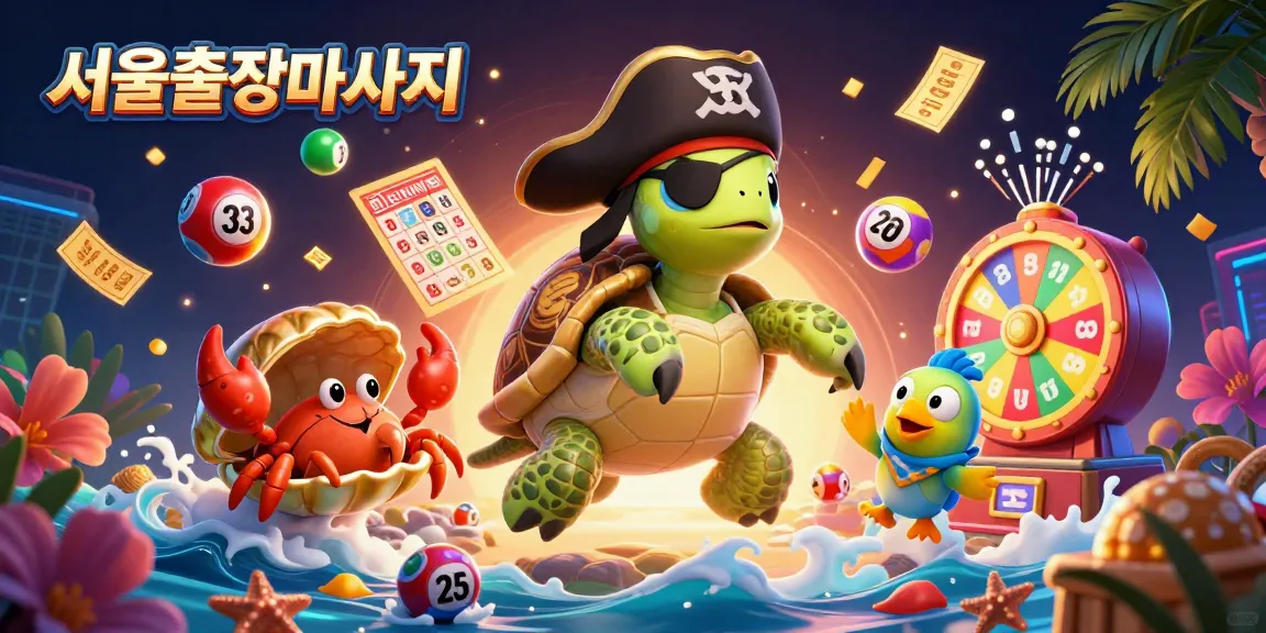 Experience 서울출장마사지 excitement with a vibrant array of lottery elements and engaging characters.