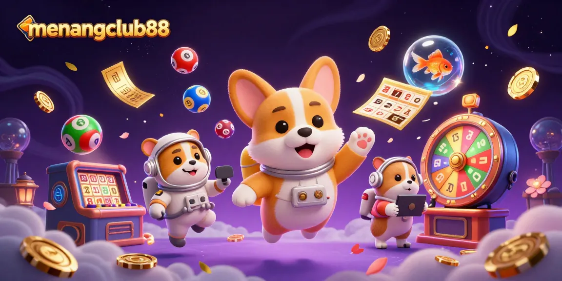 Experience thrilling wins at menangclub88 with colorful lottery elements and engaging characters.