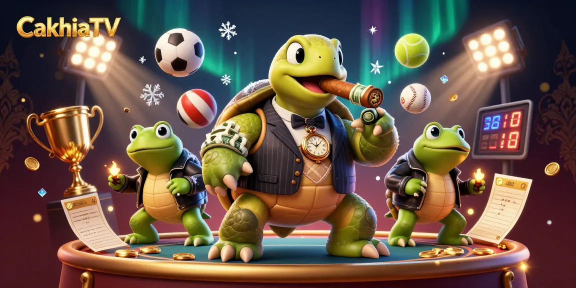 CakhiaTV offers an engaging sports betting experience with cartoon characters highlighting lively gameplay.