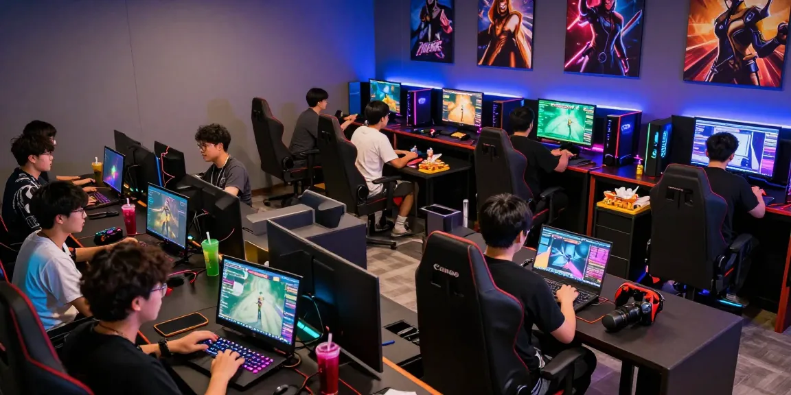 Exciting digital gaming scene with players engaged in rokok88 gaming activities.