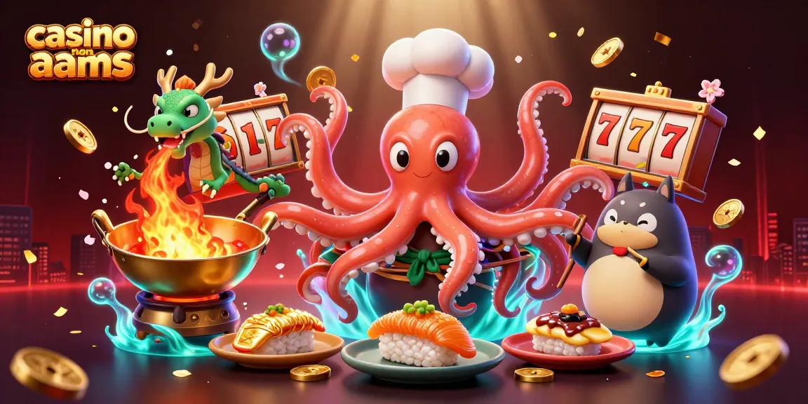Gioca nei casinò non AAMS con il nostro chef polpo e il drago, tra slot e avventure!