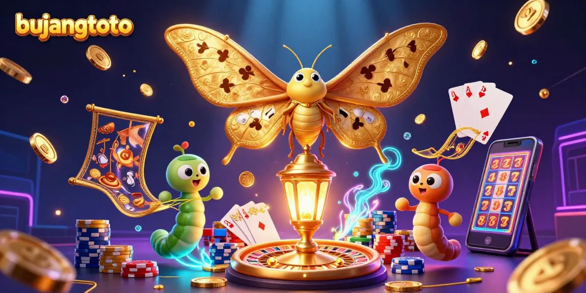 Menangkan permainan di bujangtoto dengan mesin slot mewah dan pemandangan kasino yang megah.