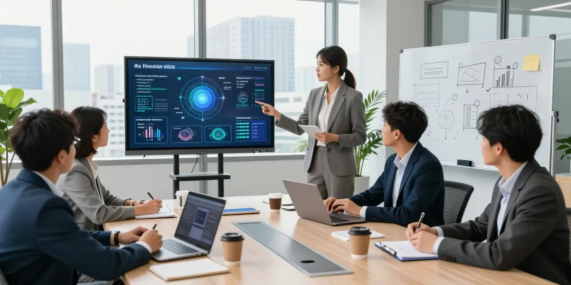 How business Uses AI in team meetings to enhance strategy and collaboration.