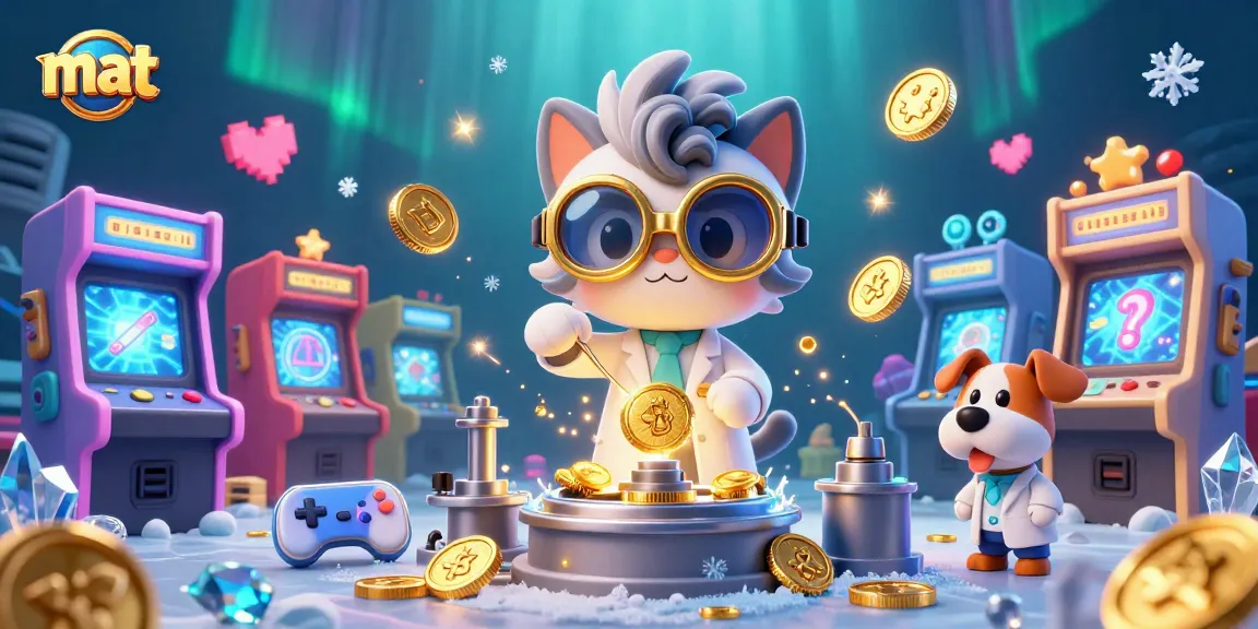 Experience thrilling gaming action with mat at our vibrant casino atmosphere featuring 3D characters.
