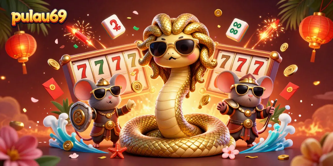 Spin with pulau69 on vibrant slots featuring Medusa and dynamic casino elements.
