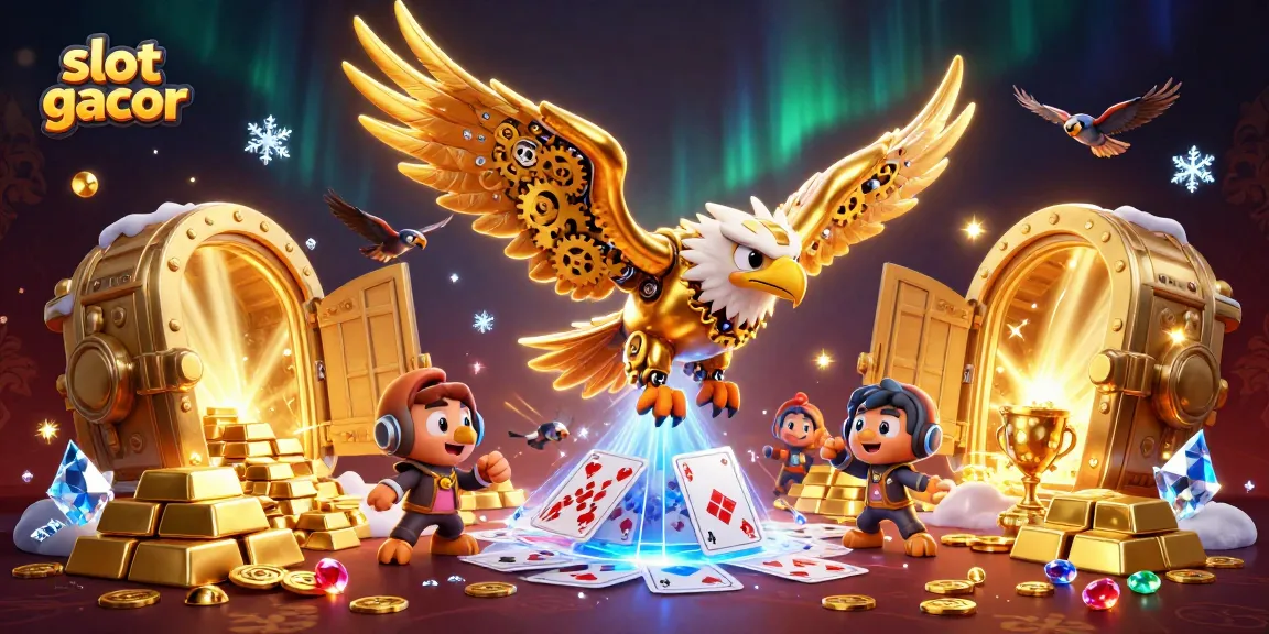 Experience slot gacor excitement with dynamic 3D characters and vibrant casino elements.