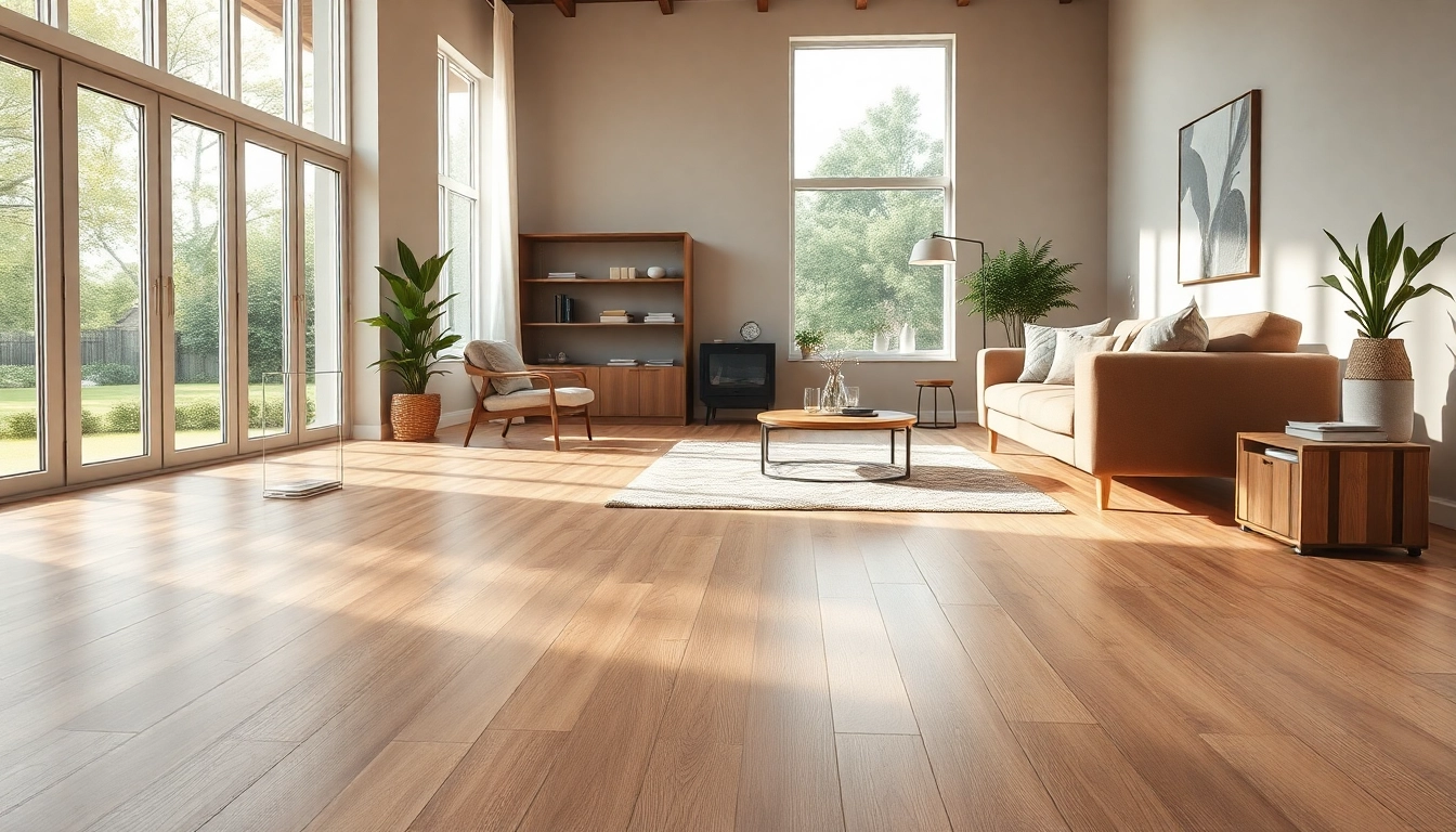 Enhance your space with waterproof vinyl flooring that combines elegance and durability.