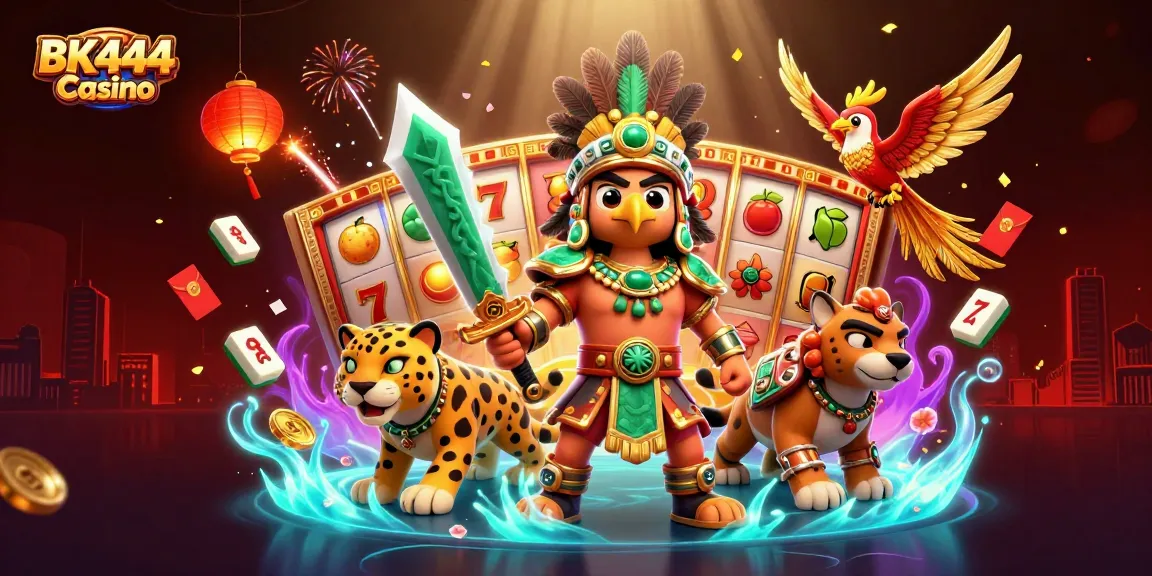 Engage in thrilling gameplay at BK444 Casino with dynamic gaming elements and characters.