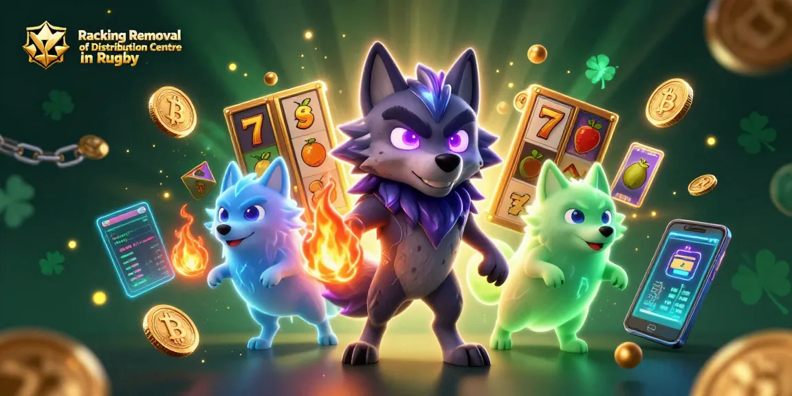 Engage in Racking Removal of Distribution Centre in Rugby with a lively 3D casino scene featuring dynamic gaming elements.