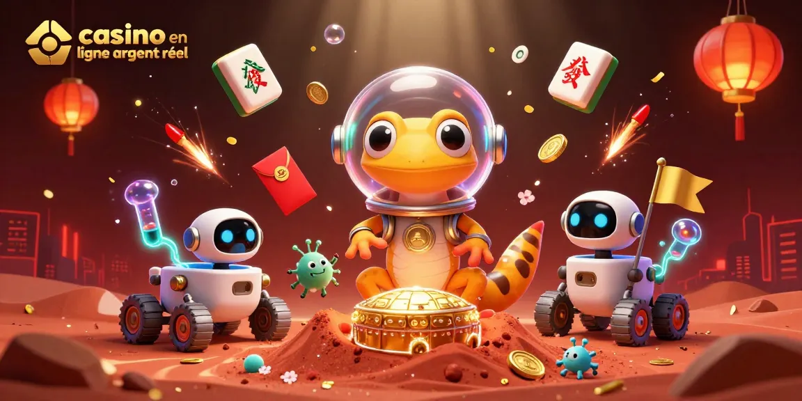 Bettez dans l'univers du casino en ligne argent réel avec une aventure galactique captivante.