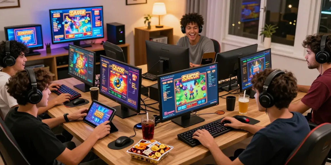 Exciting online gaming environment with players enjoying slot gacor games, showcasing vibrant graphics and engaging gameplay.