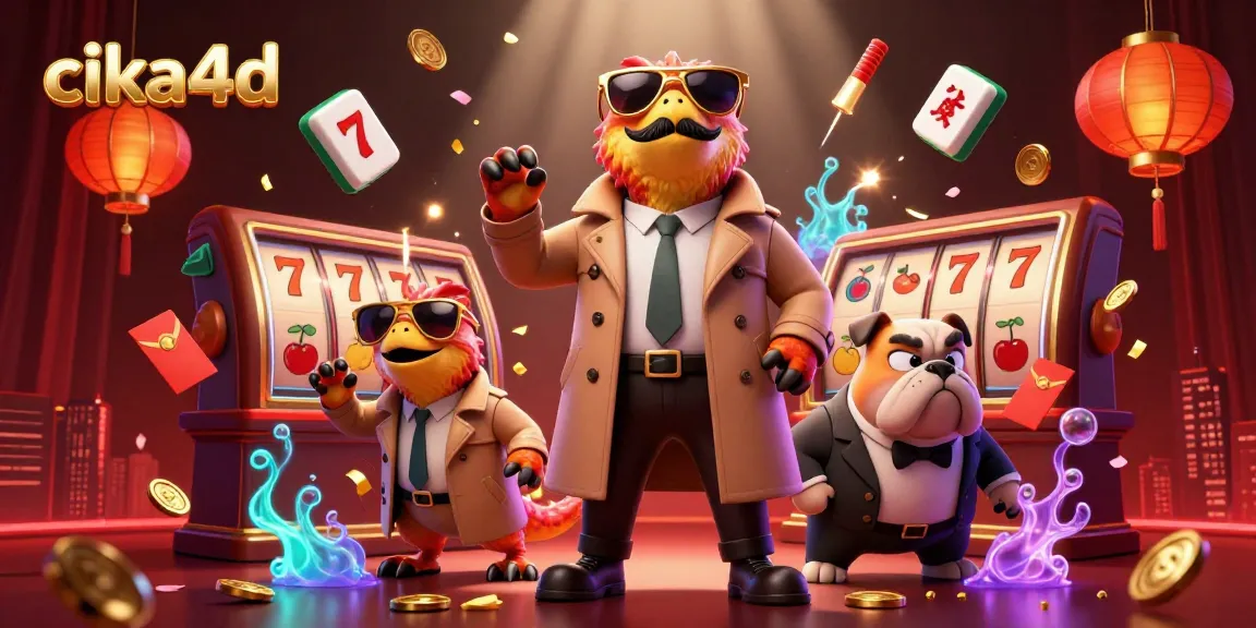 Engage with cika4d's vibrant casino experience featuring raptors in disguise and slot elements.