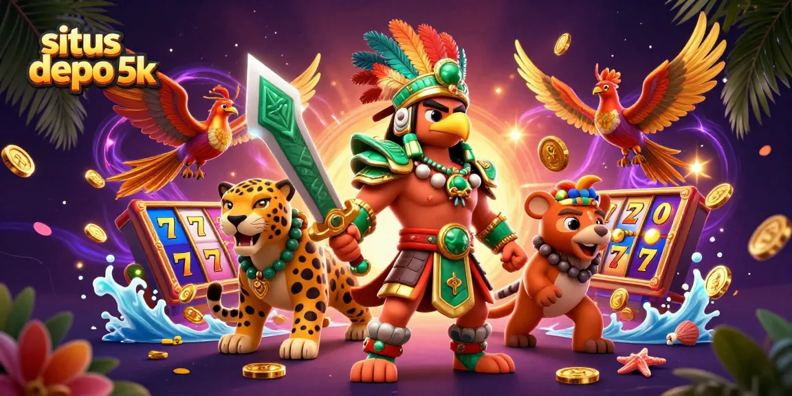 Experience the thrill of situs depo 5k with dynamic slots and jackpots in a vibrant casino scene.