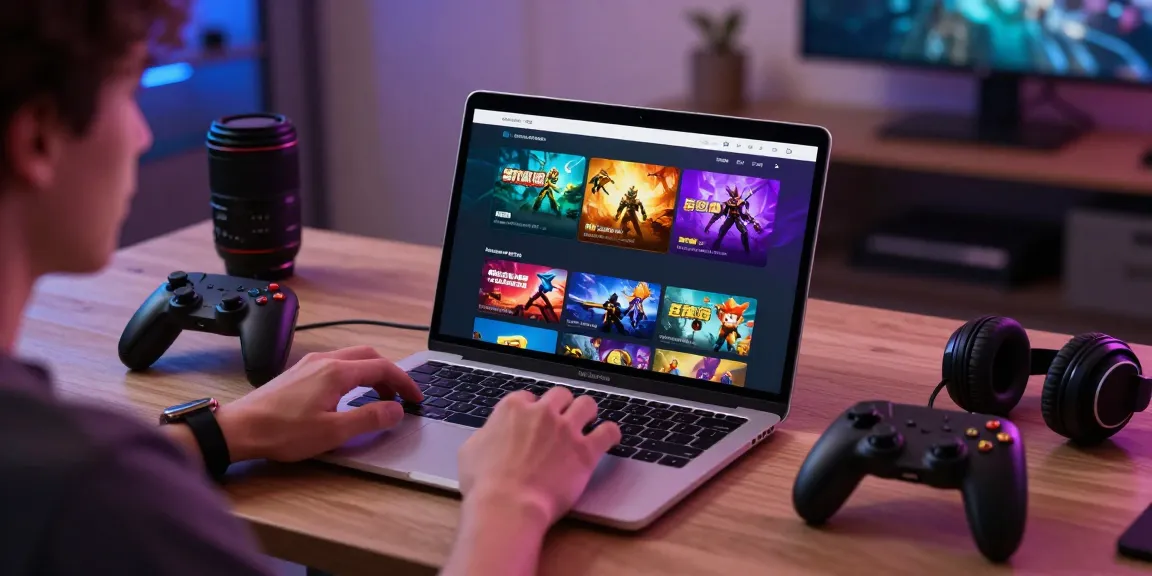 Pemakai menjelajahi platform Martabak188 dengan antarmuka yang ramah di laptop, menawarkan akses mudah ke fitur permainan online.